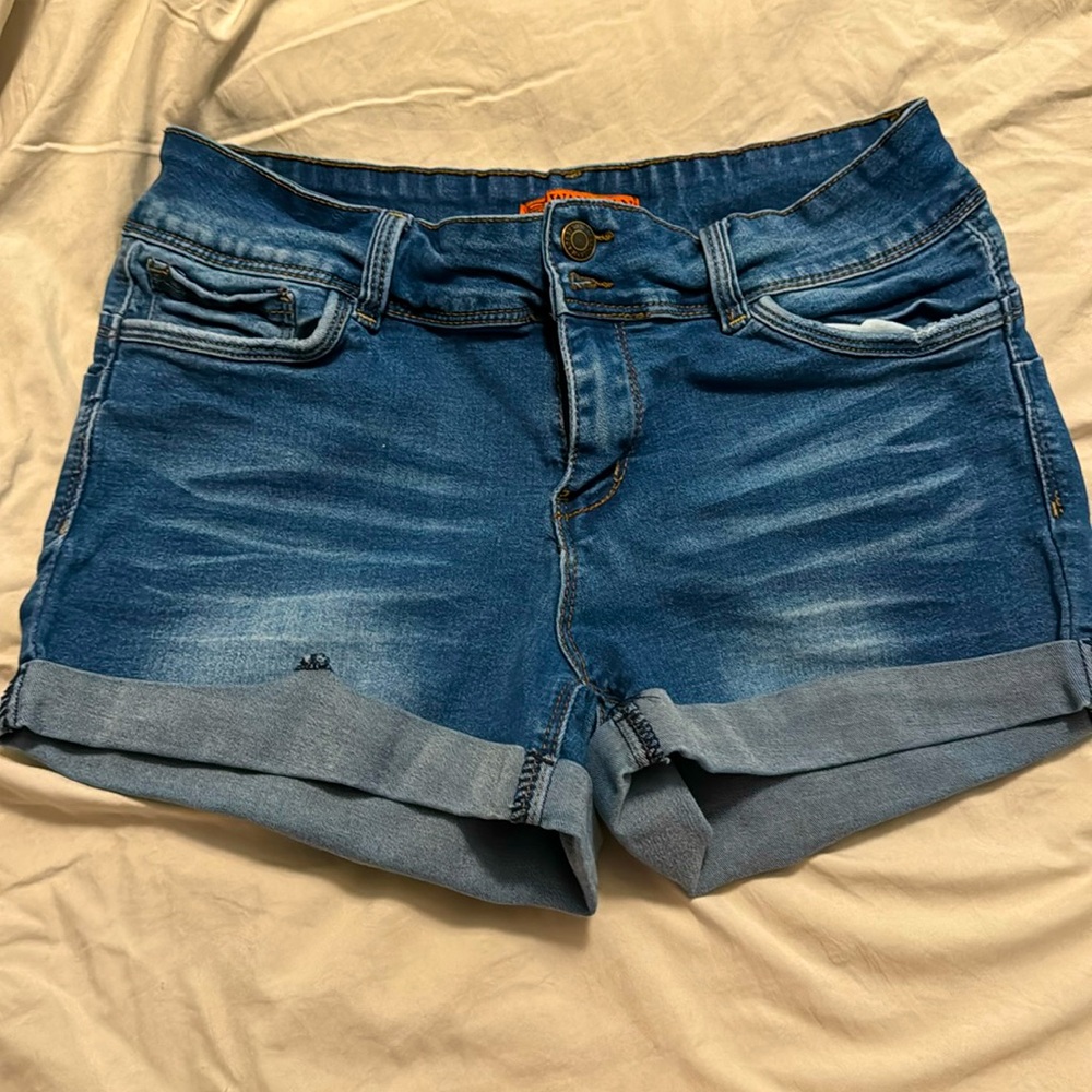 Wax Jean Butt, I Love You! Jean Shorts